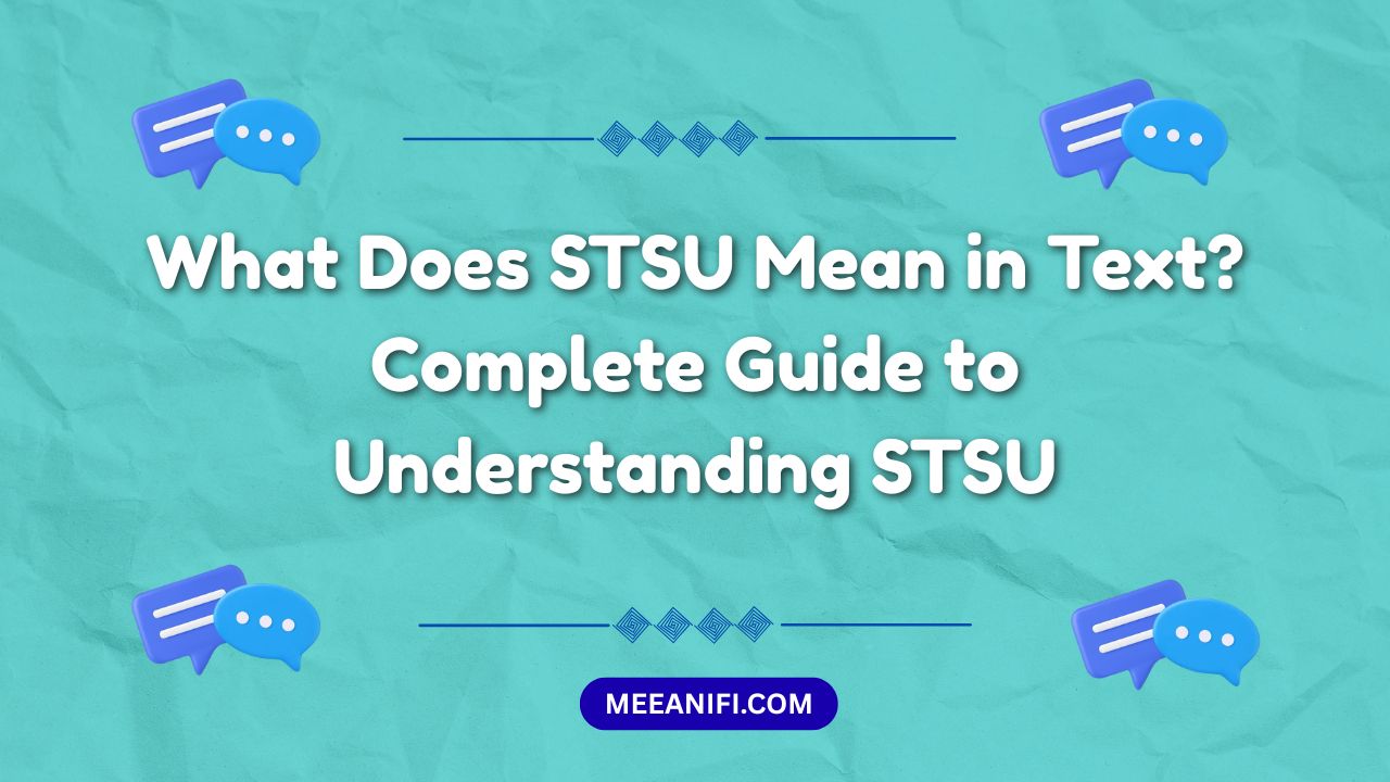 STSU Mean in Text