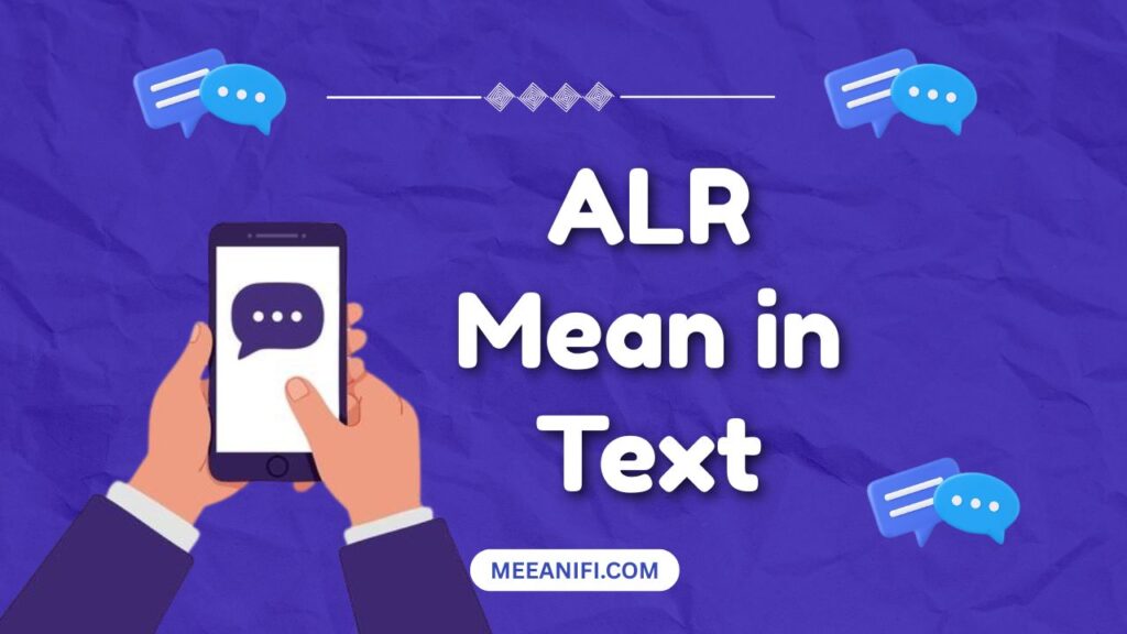 ALR Mean in Text