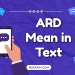 ARD Mean in Text