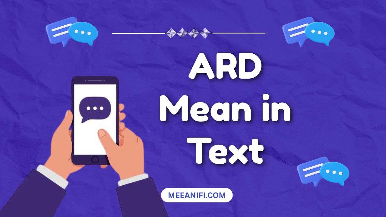ARD Mean in Text