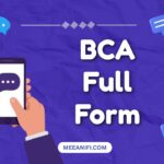 BCA Full Form