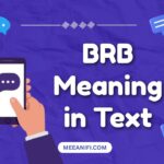 BRB Meaning in Text