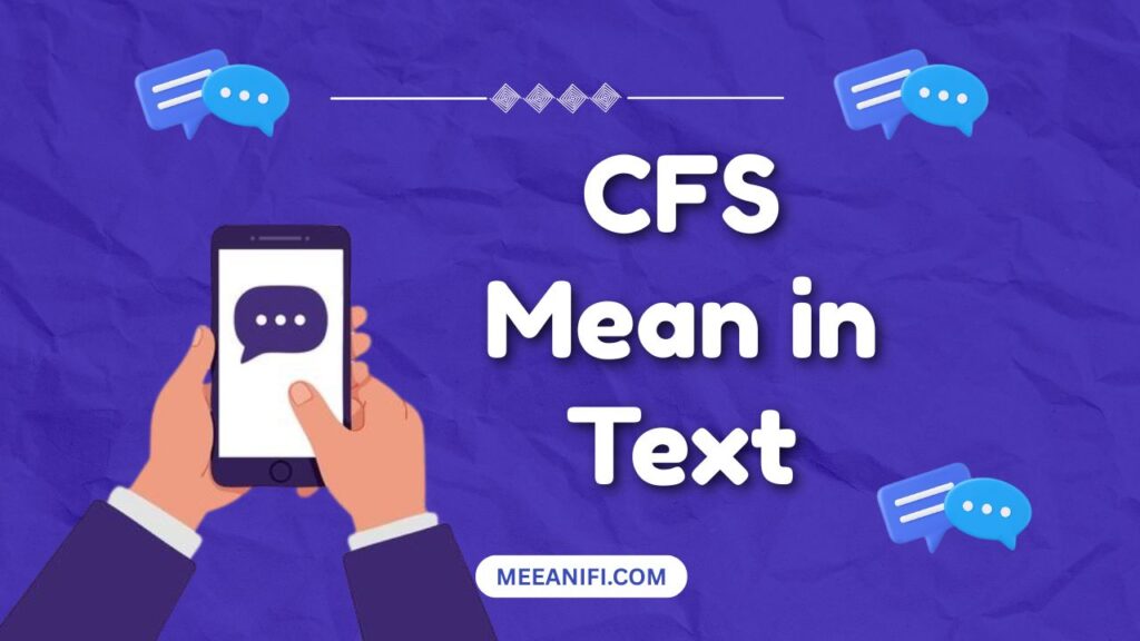 CFS Mean in Text
