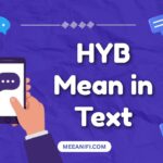 HYB Mean in Text