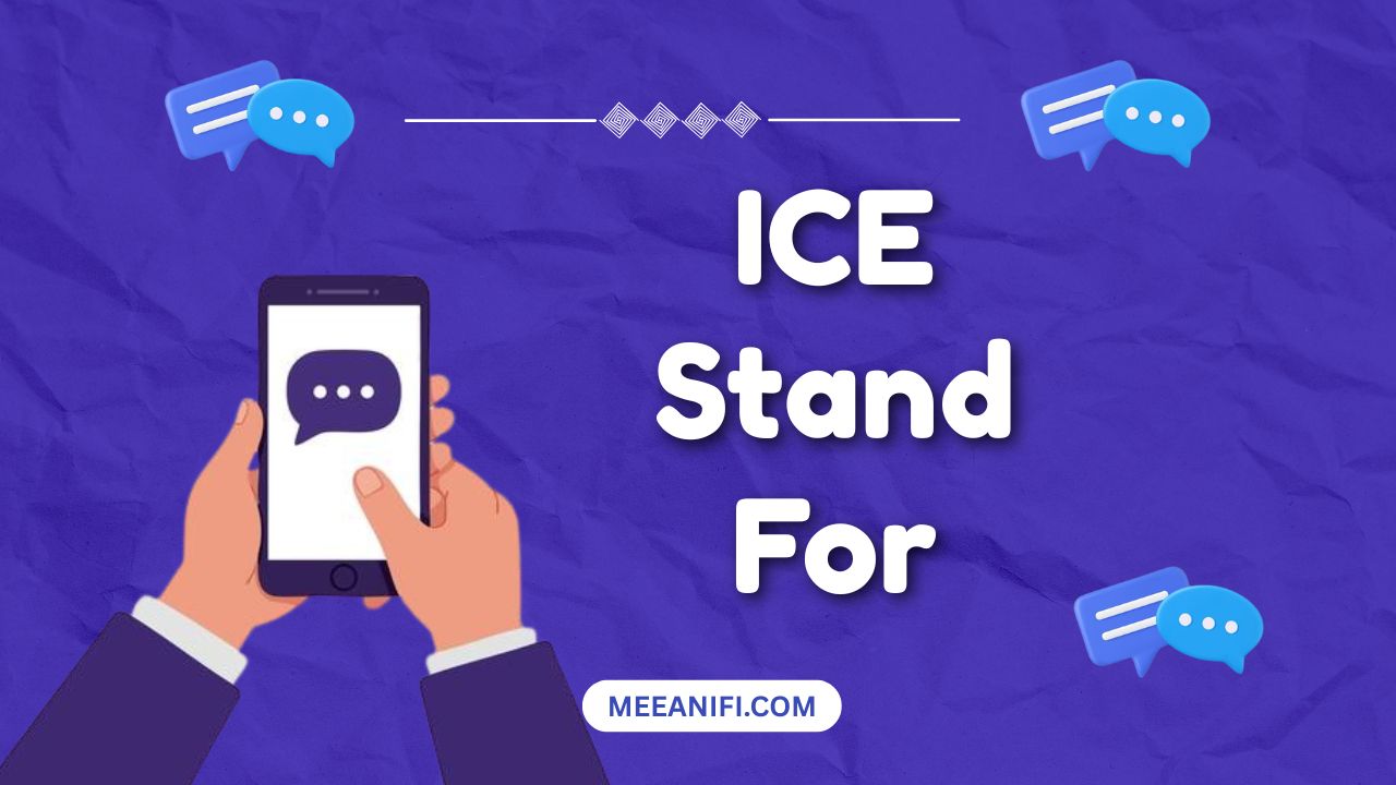 ICE Stand For