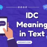 IDC Meaning in Text