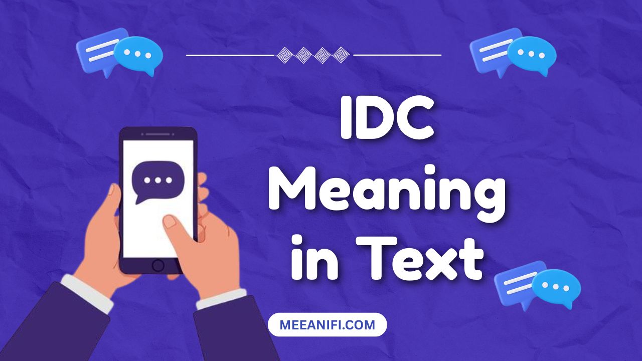 IDC Meaning in Text
