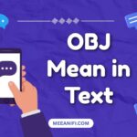 OBJ Mean in Text
