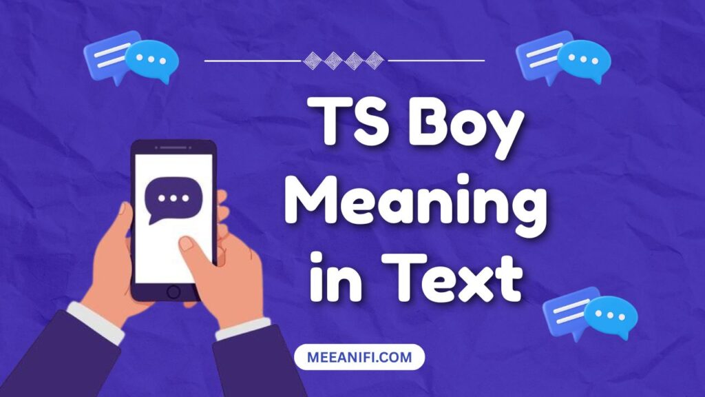 TS Boy Meaning in Text