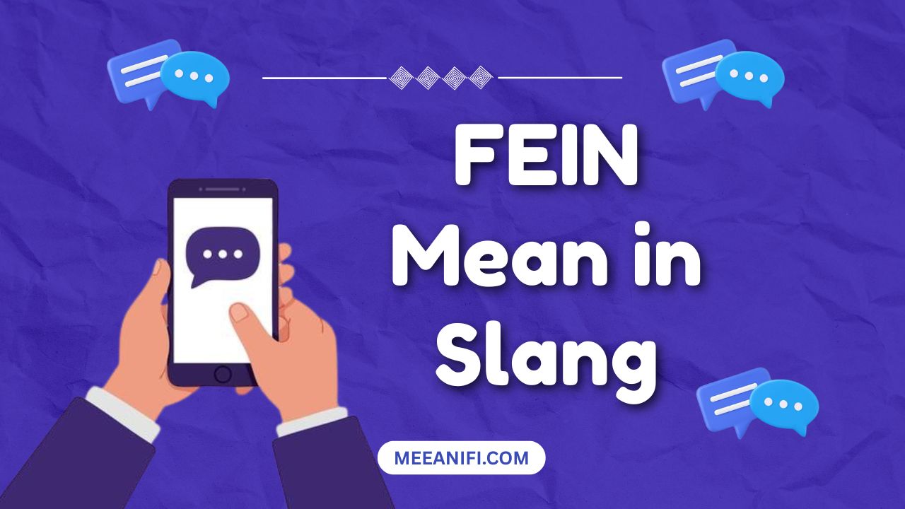FEIN Mean in Slang